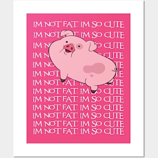 funny Piggy Design Posters and Art